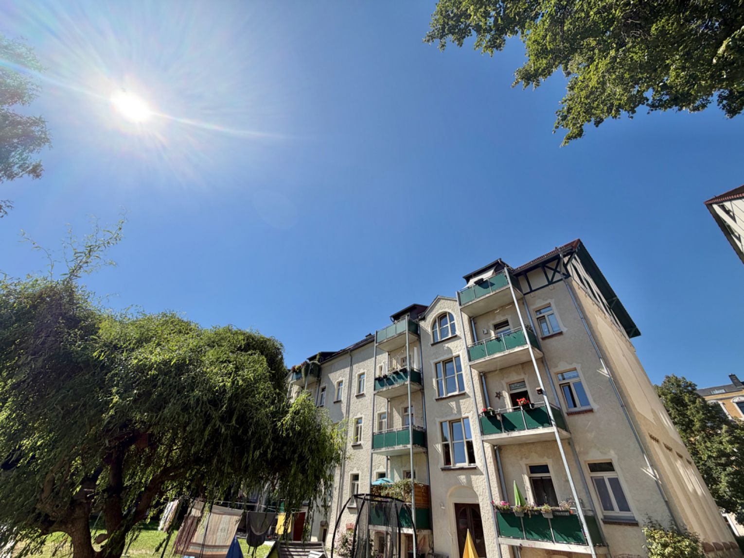 3 Zimmer • in Chemnitz • Altendorf • SELBST NUTZEN • mit Stellplatz • Erdgeschoss • Balkon • KAUFEN!