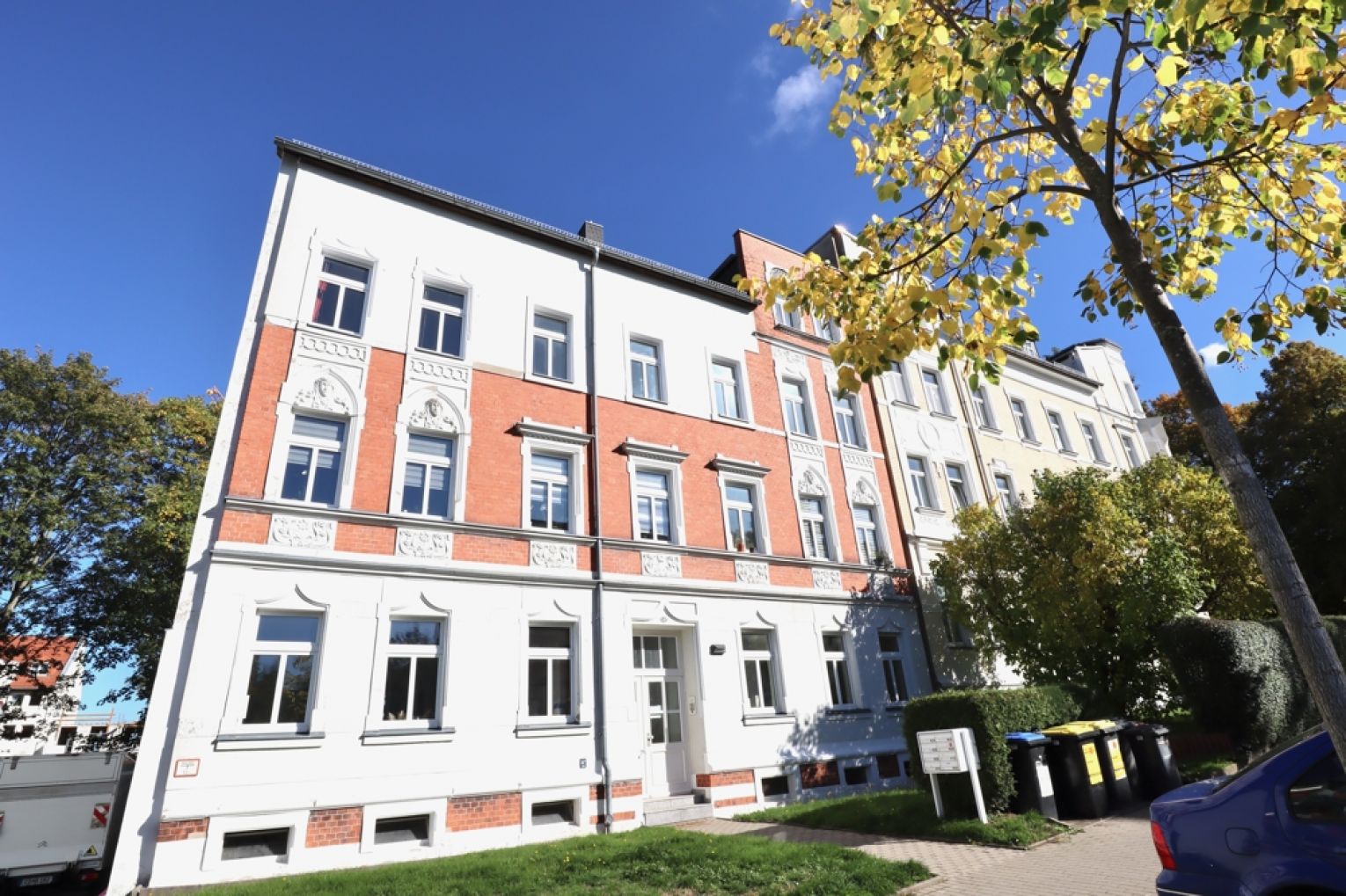 Gablenz • Einbauküche • 3-Raum Wohnung • ruhige Seitenstraße • zur Miete