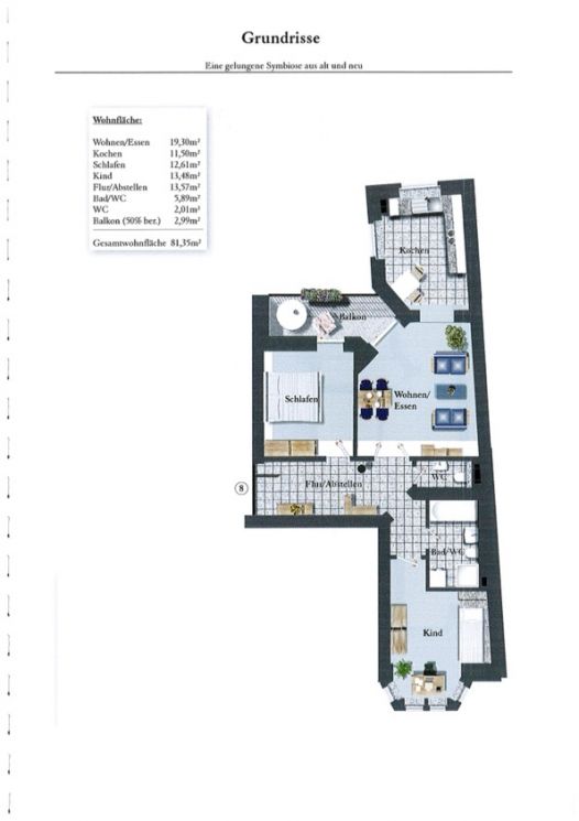 Kaßberg • Kapitalanlage • vermietet • 3-Raum • Eigentumswohnung • Aufzug • Kaufen •