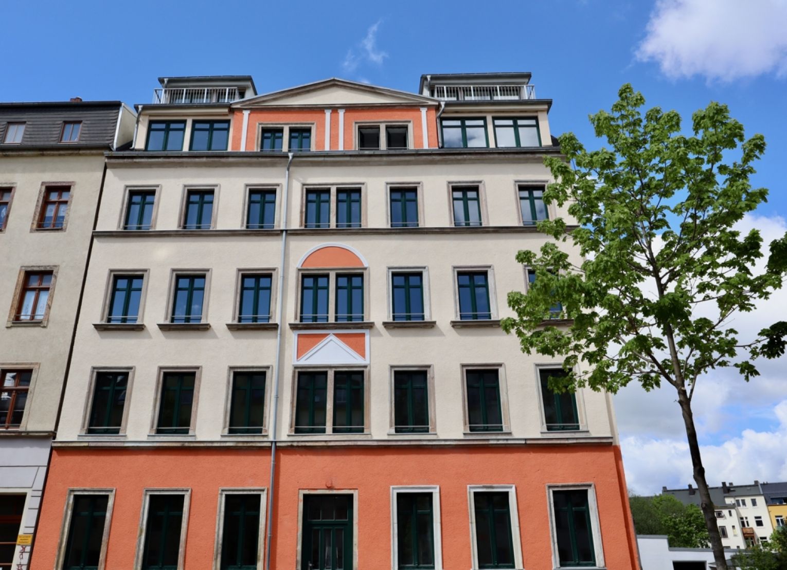 Schloßchemnitz • Maisonette • 3-Raum Wohnung • Erstbezug • Tageslichtbad •  Terrasse • jetzt anrufen
