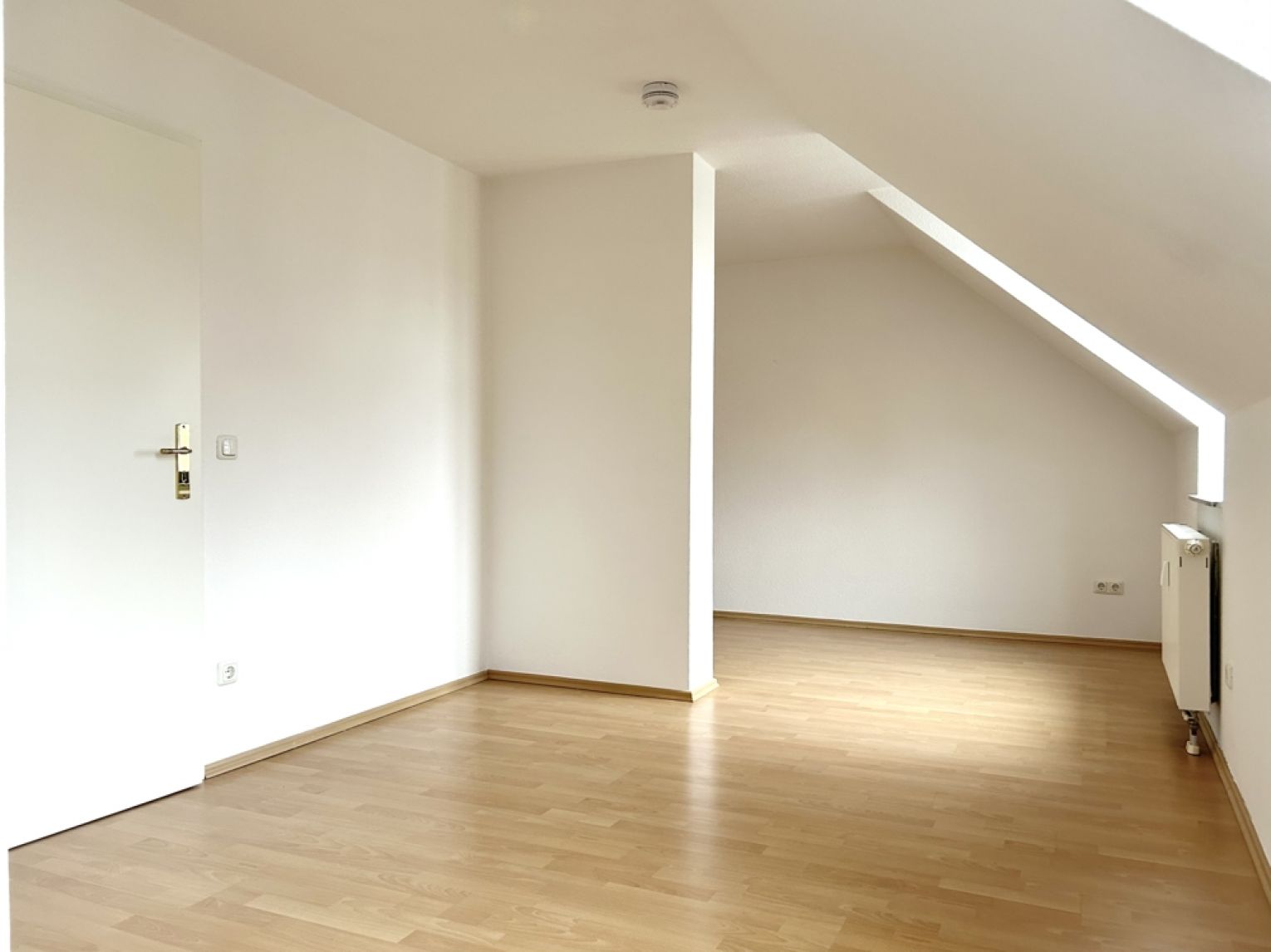 Mietwohnung • 1 Raumwohnung • Einbauküche • offenes Wohnzimmer • Schloßchemnitz • im Dachgeschoss