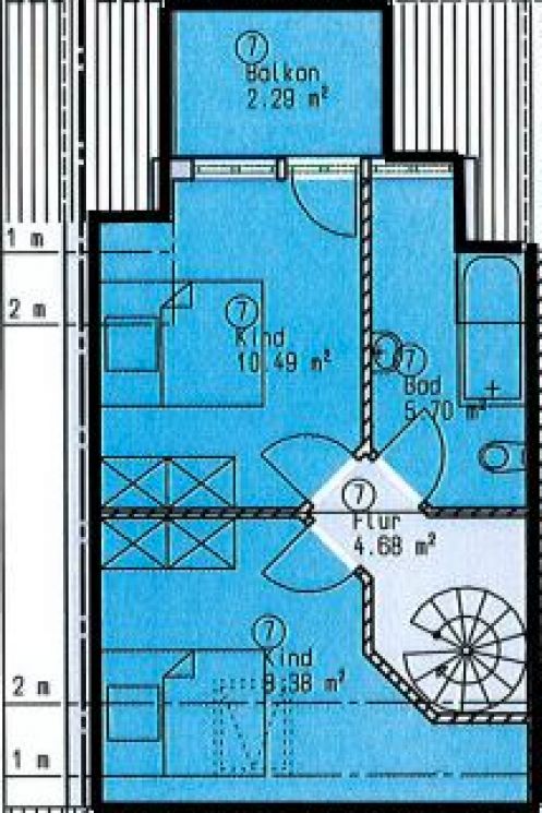 Maisonettewohnung • Dachgeschoss • 3 Zimmer • Tageslichtbad • Terrasse • Balkon • Schloßchemnitz